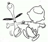Snoopy dancing